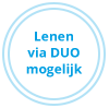 Lenen via DUO mogelijk sticker